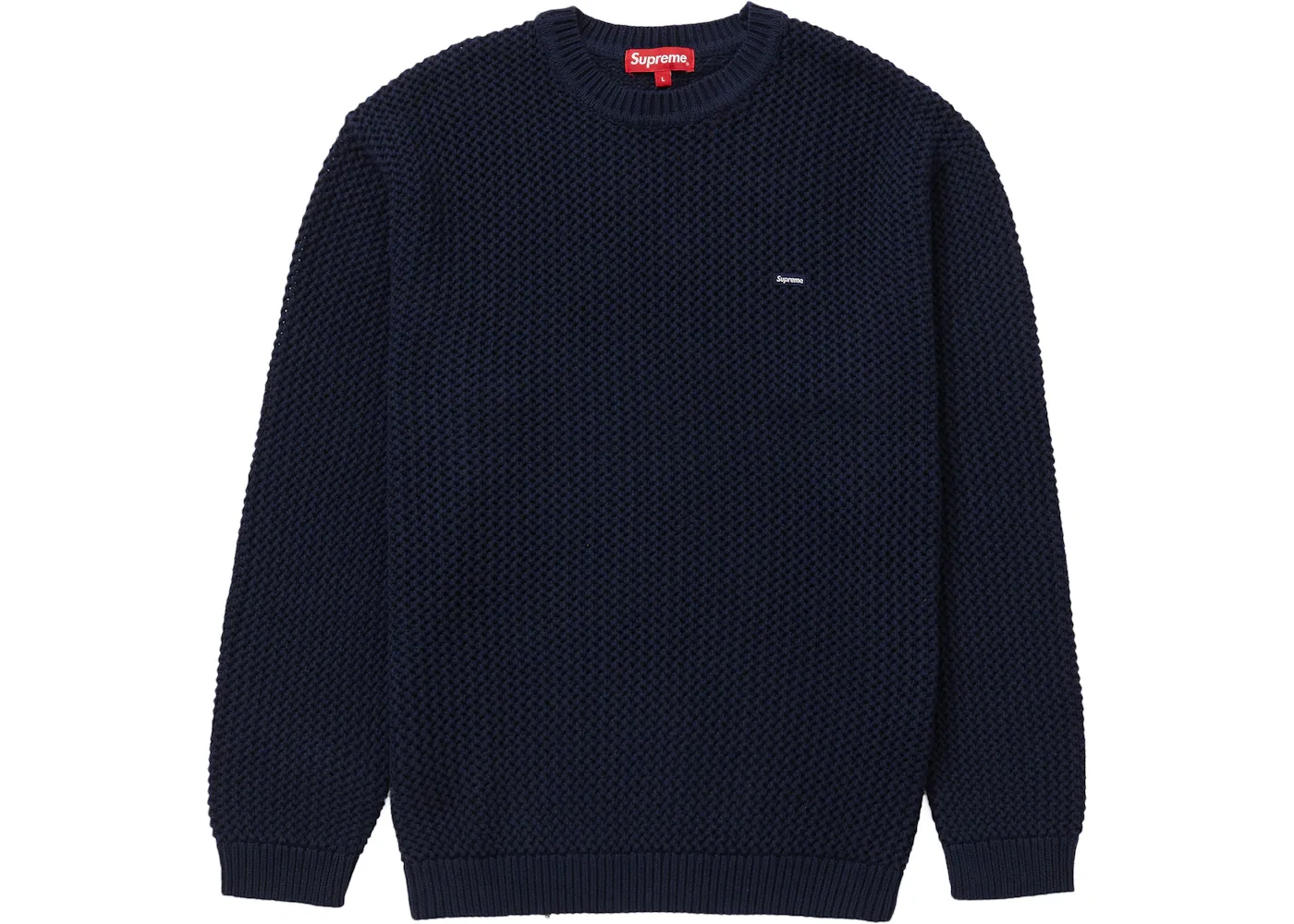 Мужской свитер с открытой вязкой Supreme, Navy