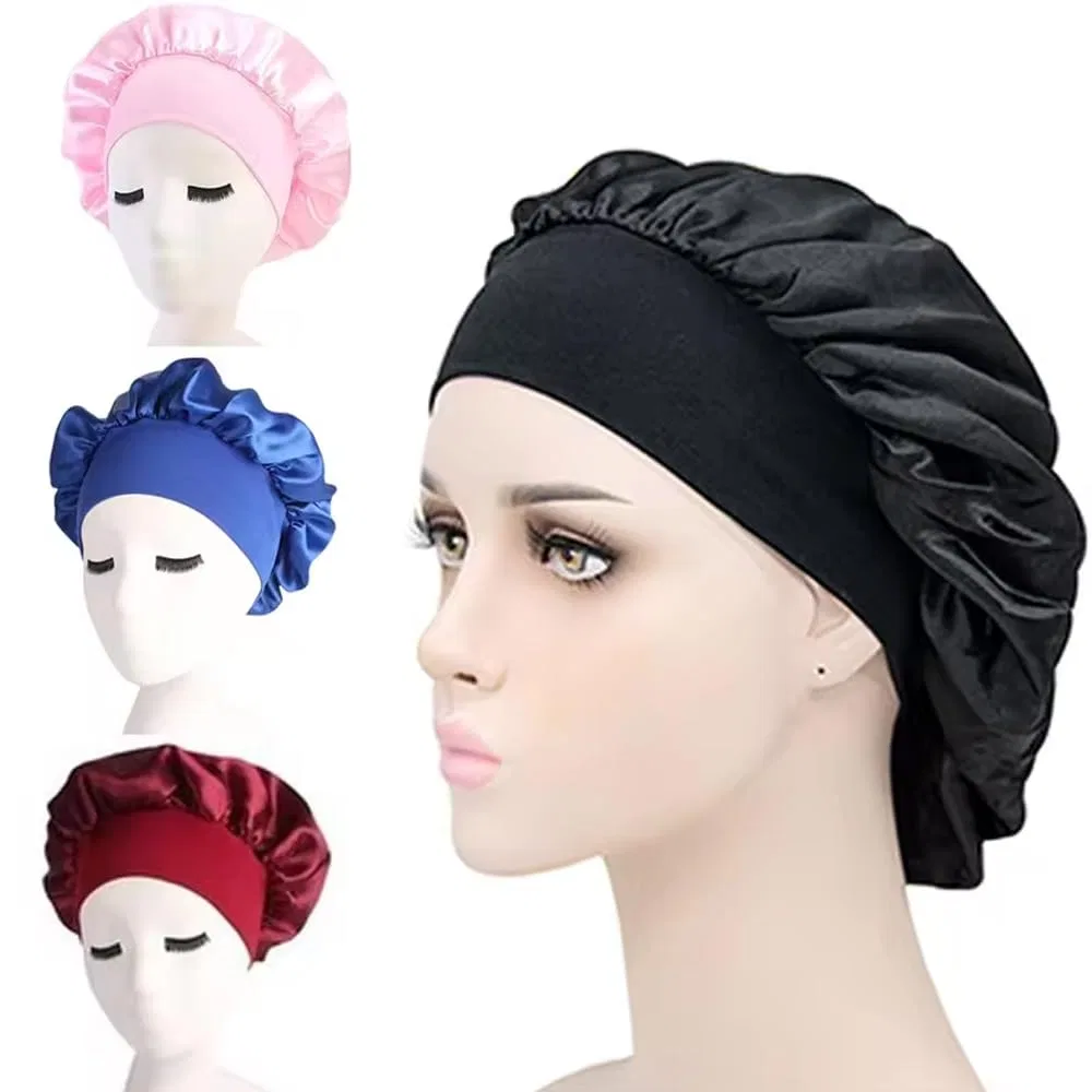 Шапочка для душа Satin Adjustable, DLZFUDTY, Blue 3