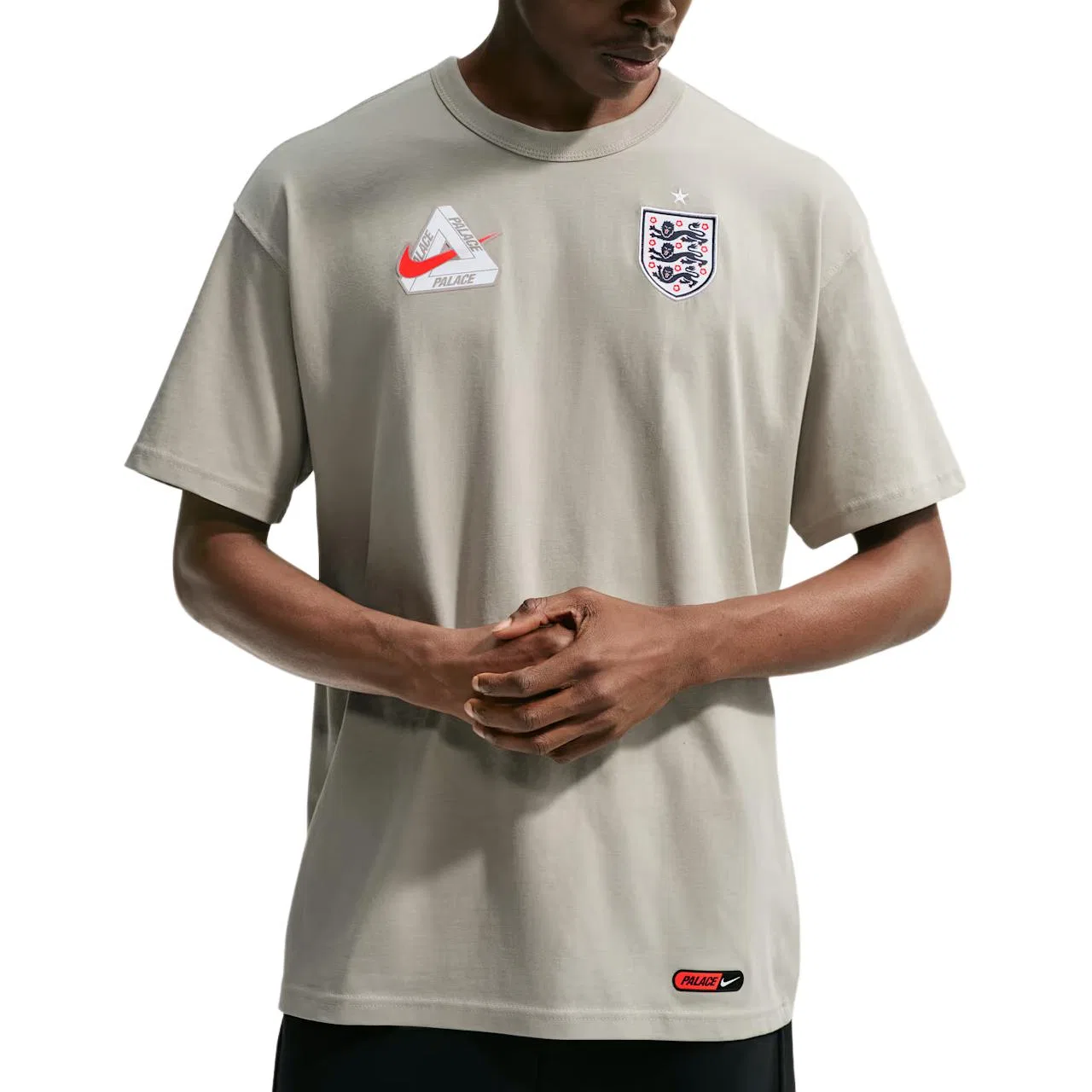 Футболка Nike X Palace с круглым вырезом, Gray