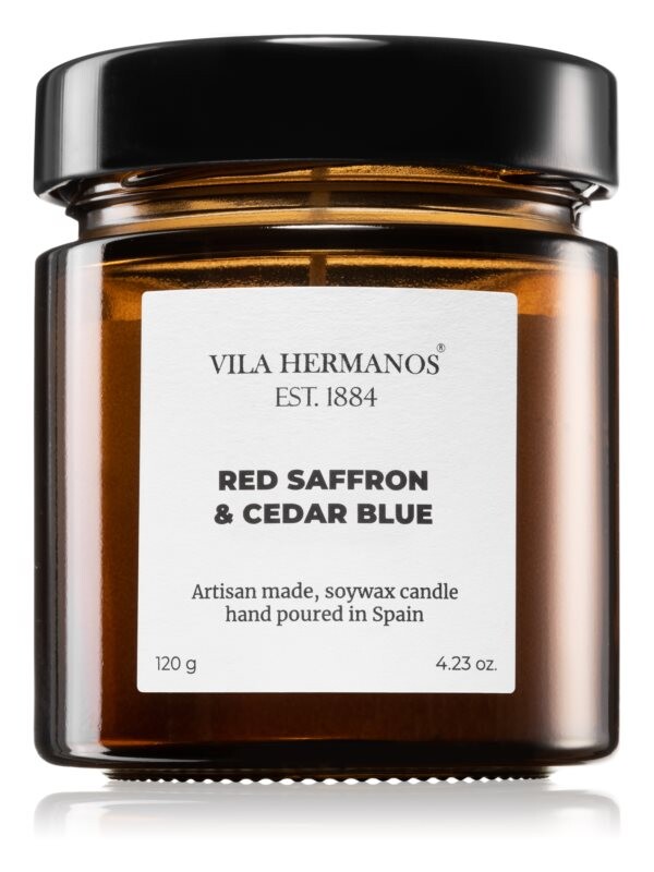 

Ароматическая свеча Vila Hermanos Apothecary Red Saffron & Cedar Blue