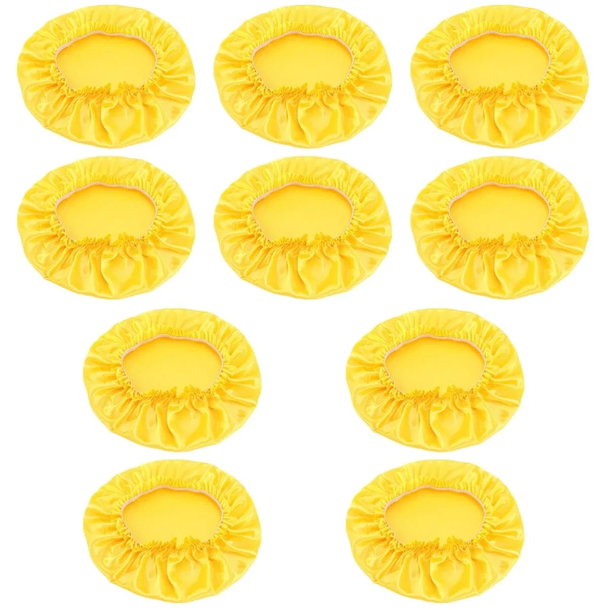 Шапочка для душа Satin, Healeved, набор 5 шт, желтый