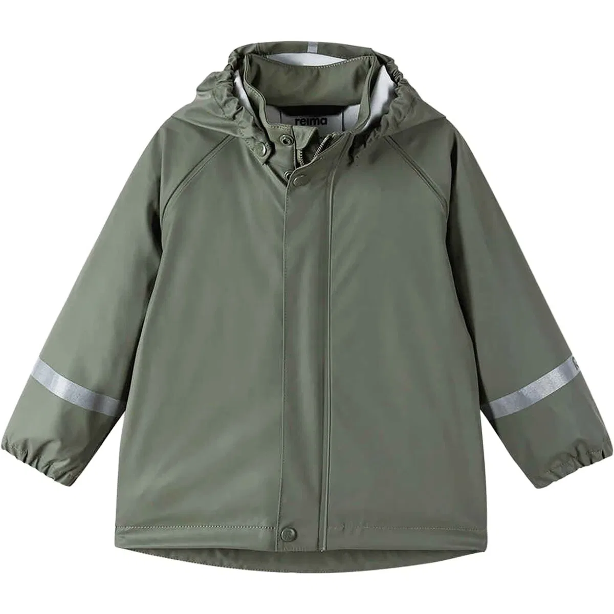 Детский дождевик для мальчиков с капюшоном Lampi Raincoat Reima, Greyish Green