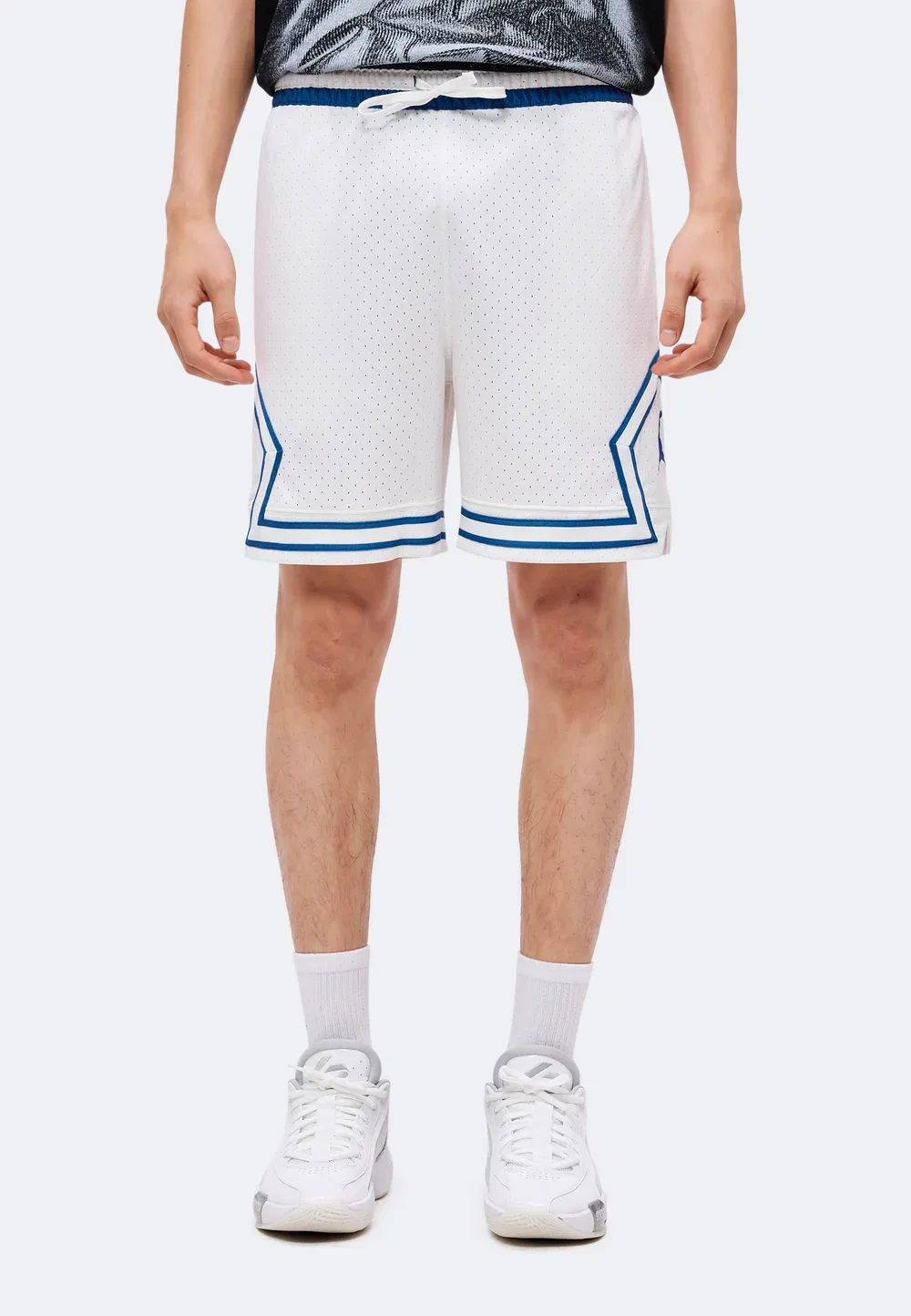 Спортивные шорты Diamond short Jordan, White/True Blue