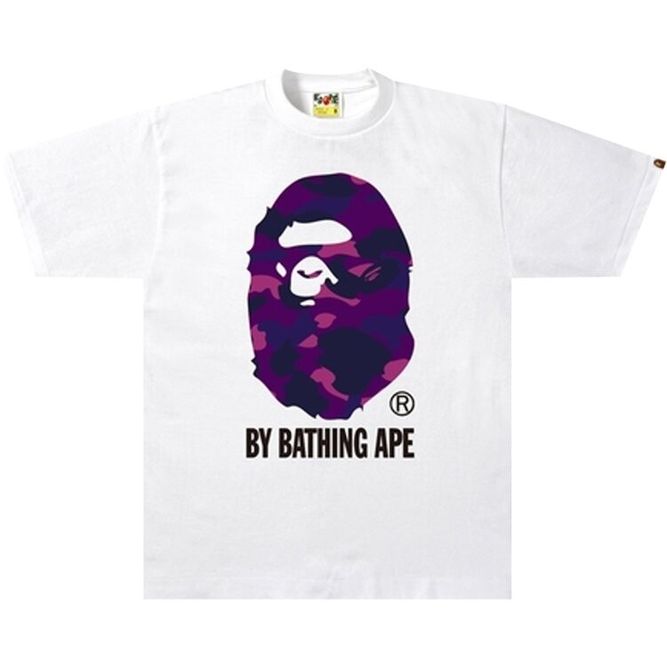 

Футболка BAPE Color Camo Tee 'White/Purple', белый