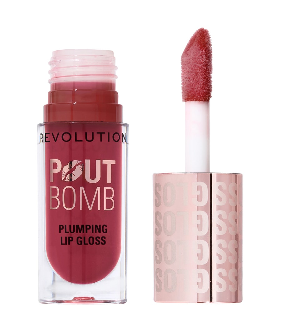 

Блеск для губ REVOLUTION Pout Bomb Plumping Gloss, Rosewood Rose Pink, 5 ml
