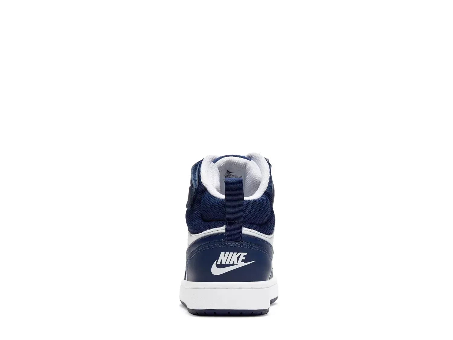 Кроссовки высокие Nike Court Borough Mid, бело-синие — фото 2