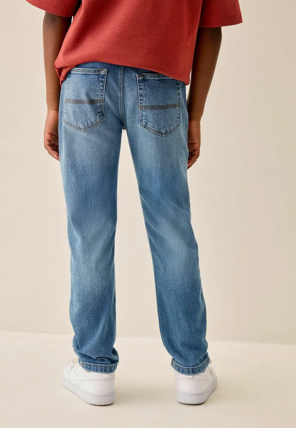 Эластичные джинсы - джинсы прямого кроя Next, Blue Denim — фото 2