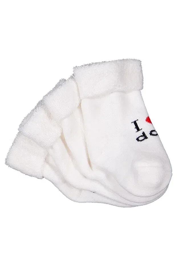 Детский комплект носочков для девочек с вышивкой I Dad Curly Towel Civil Baby, Standard — фото 4