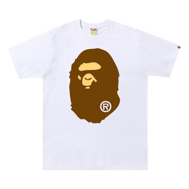 

Футболка BAPE Big Ape Head Tee 'White', белый