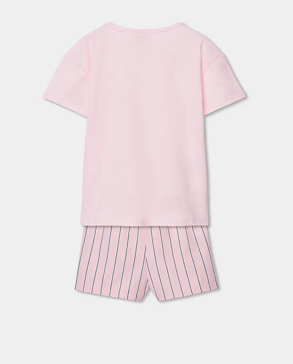 Детская пижама для девочек хлопковая Boboli, Rosa Pastel — фото 3