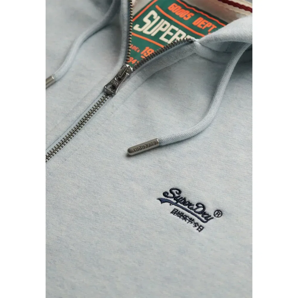 Толстовка с логотипом Superdry, синий — фото 4