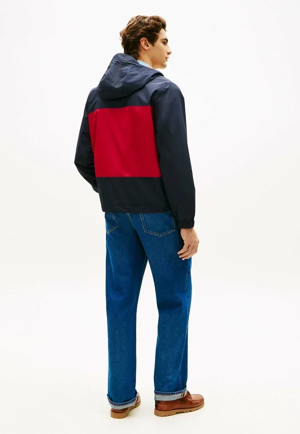 Куртка на молнии с капюшоном Reversible Colour-blocked Tommy Hilfiger, Navy Blue, темно-синий — фото 3