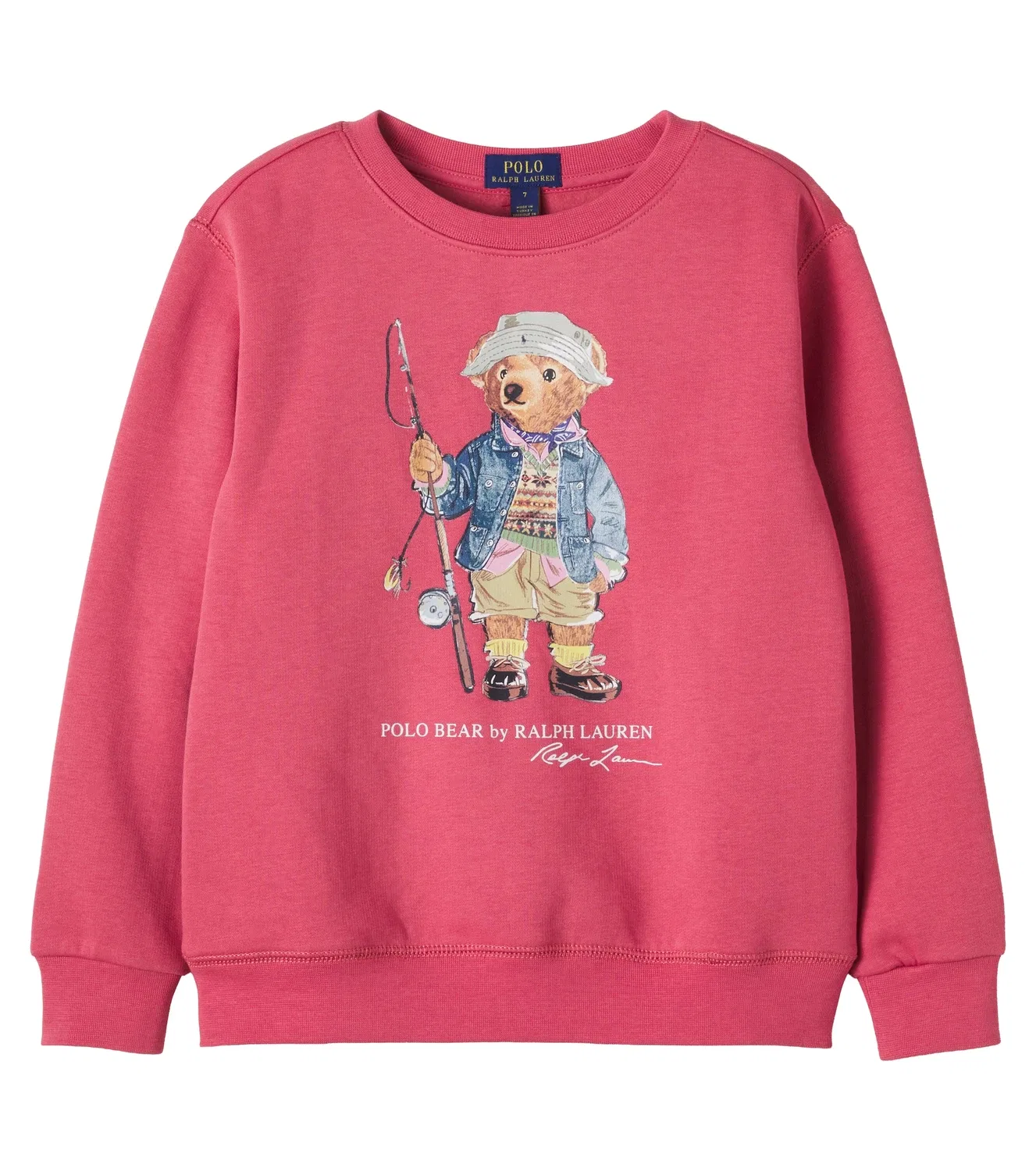 Свитшот хлопковый Polo Bear Polo Ralph Lauren Kids, красный