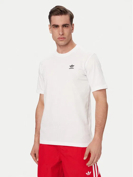 Футболка regular fit Trefoil Essentials Adidas, белый