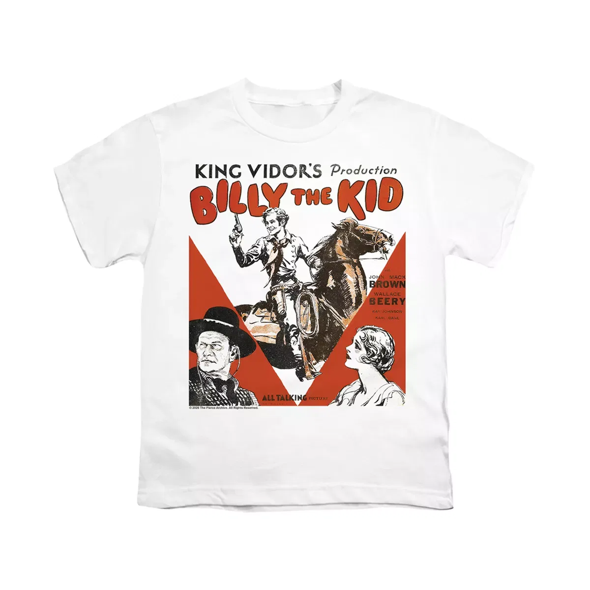 Детская футболка с принтом Billy The Kid LOGOVISION, White — фото 2