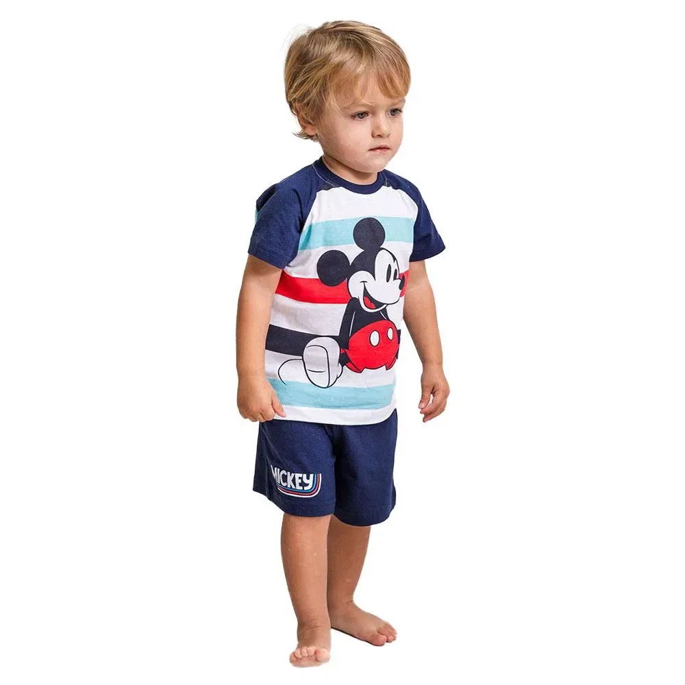 Детская пижама для девочек с коротким рукавом Disney Mickey, Blue