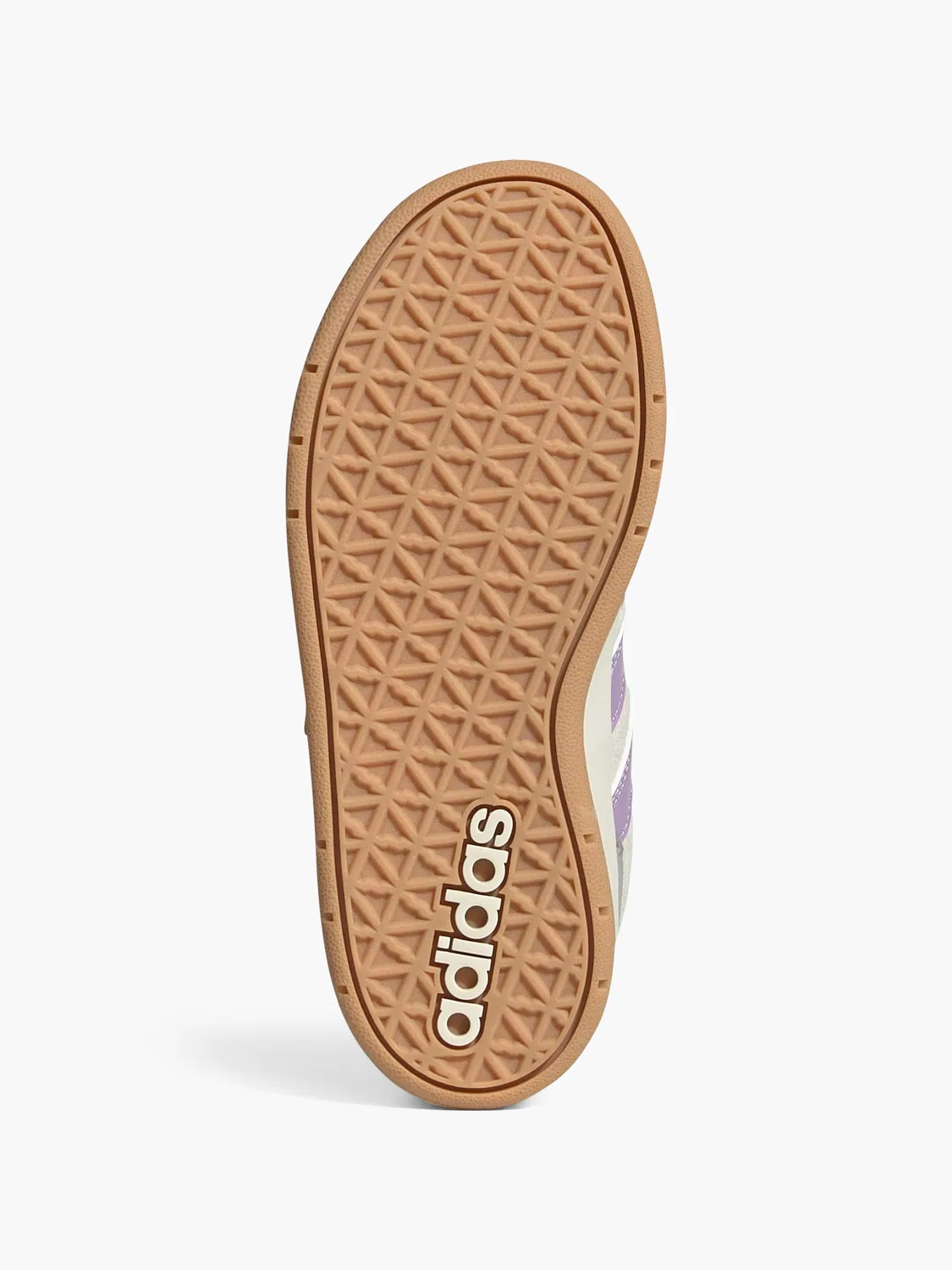 Детские кроссовки с эластичной шнуровкой Adidas BREAKBASE C, кремовый — фото 4