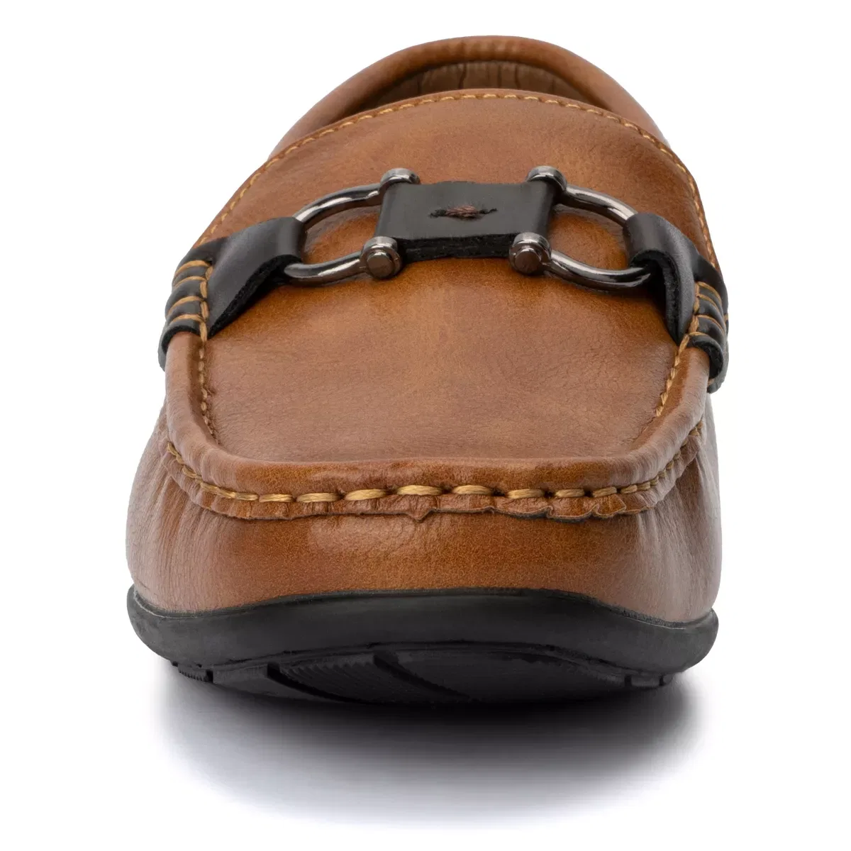 Детские туфли для мальчиков с блестящим декором Viggo Xray Footwear, Tan — фото 4
