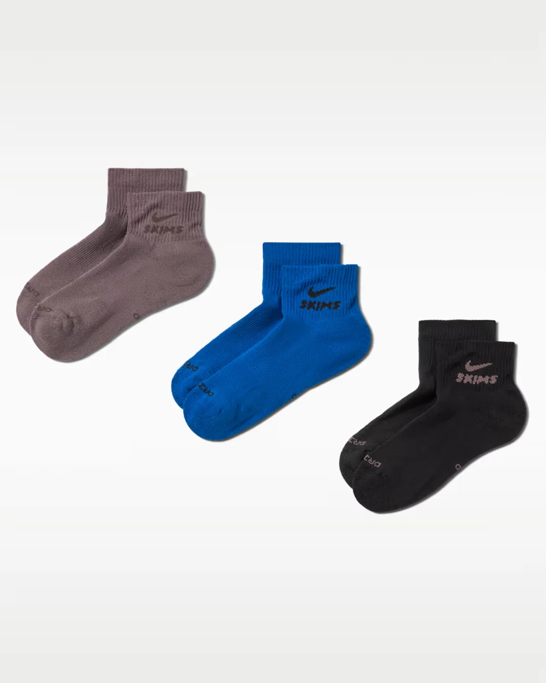 Набор из трех пар носков (3 пары) NikeSKIMS Dri-FIT, Multi-Color