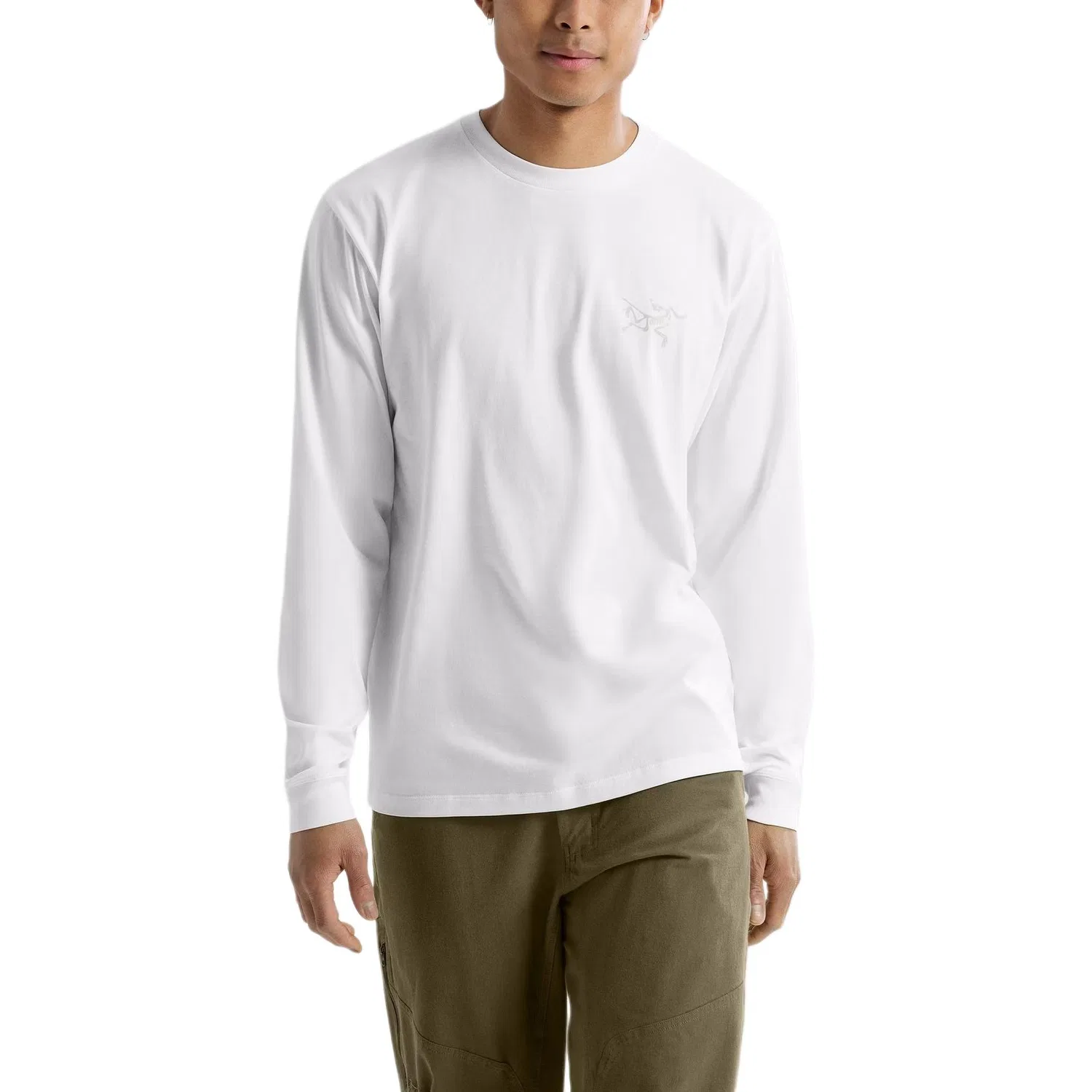 Мужская футболка с длинным рукавом Arcteryx Kragg SL, Driftwood White/Sea Salt — фото 4
