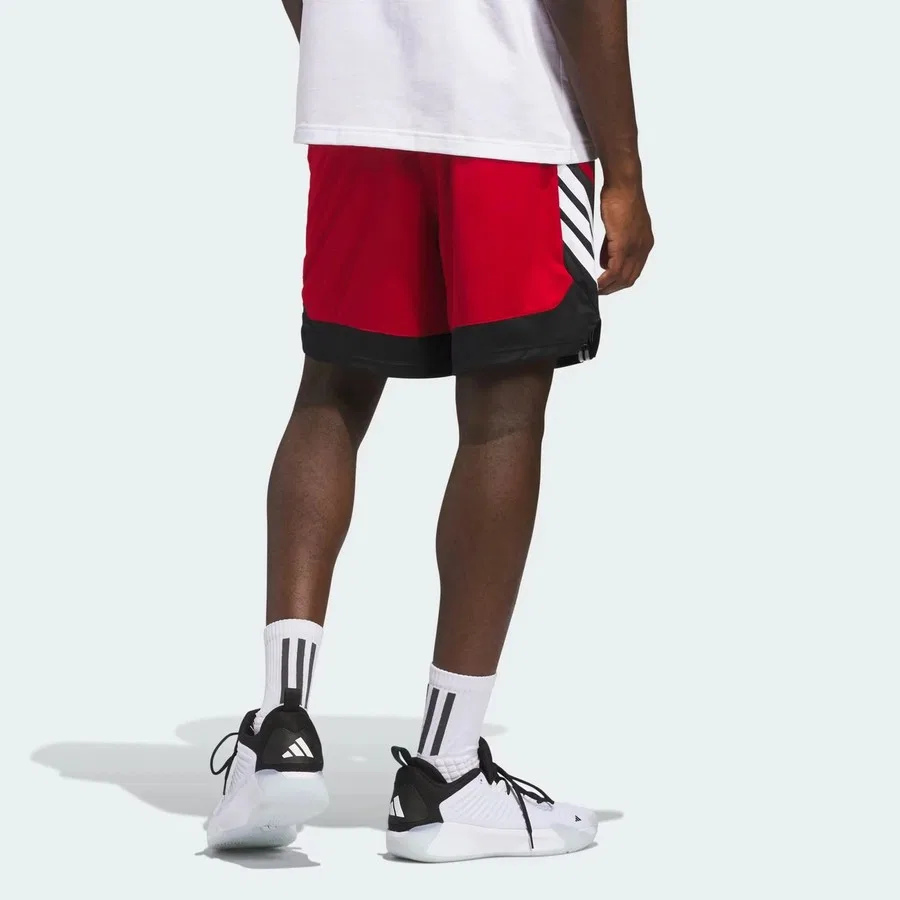 Шорты спортивные с принтом Pro Motion adidas, Красный — фото 2