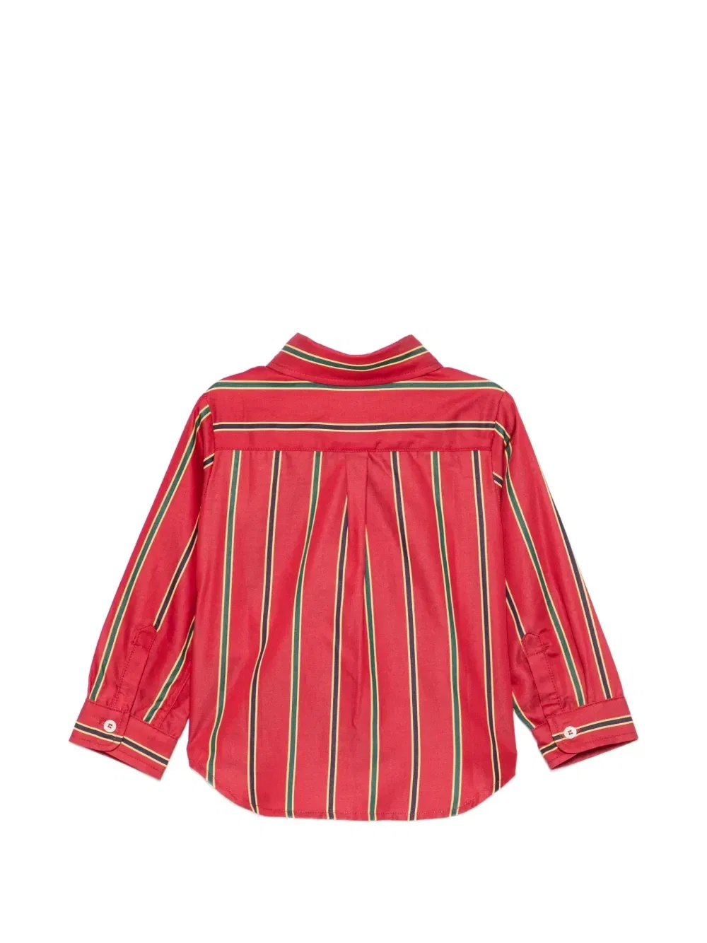 Полосатая рубашка ETRO KIDS, красный — фото 2