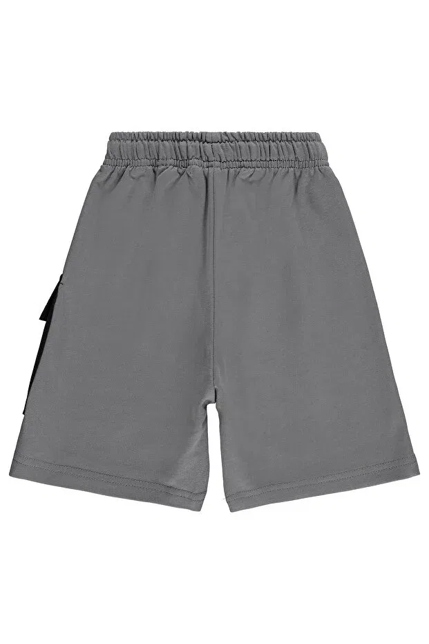 Детские шорты для мальчиков с принтом City flow printed capri Civil Boys, Gray — фото 2