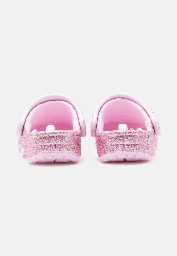 Классические туфли-мюли с крупными блестками Crocs, розовый — фото 3
