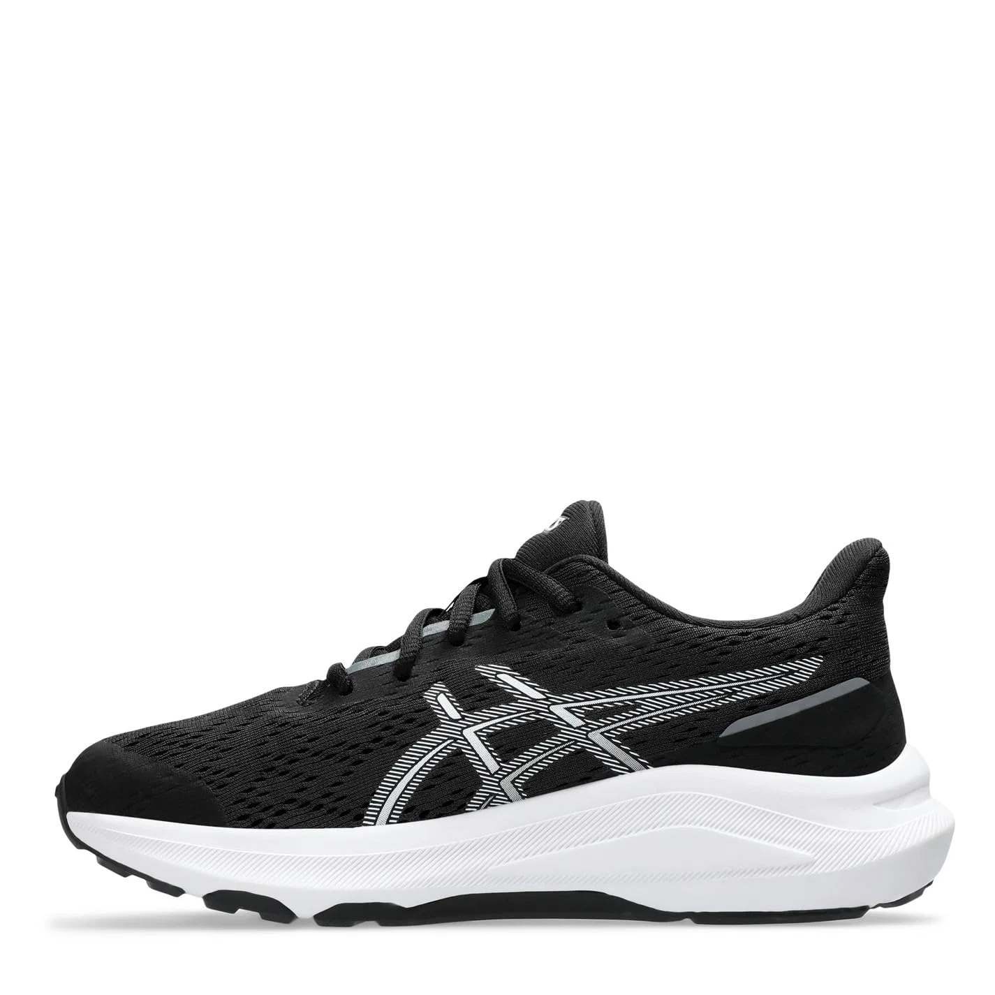 Детские кроссовки для девочек с поддержкой свода стопы Gt-1000 13 Gs ASICS, Black White — фото 2