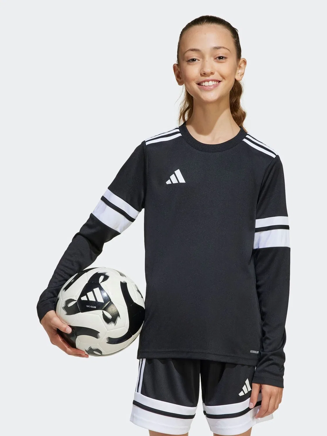 Футбольная футболка adidas Black Squadra 25, черный