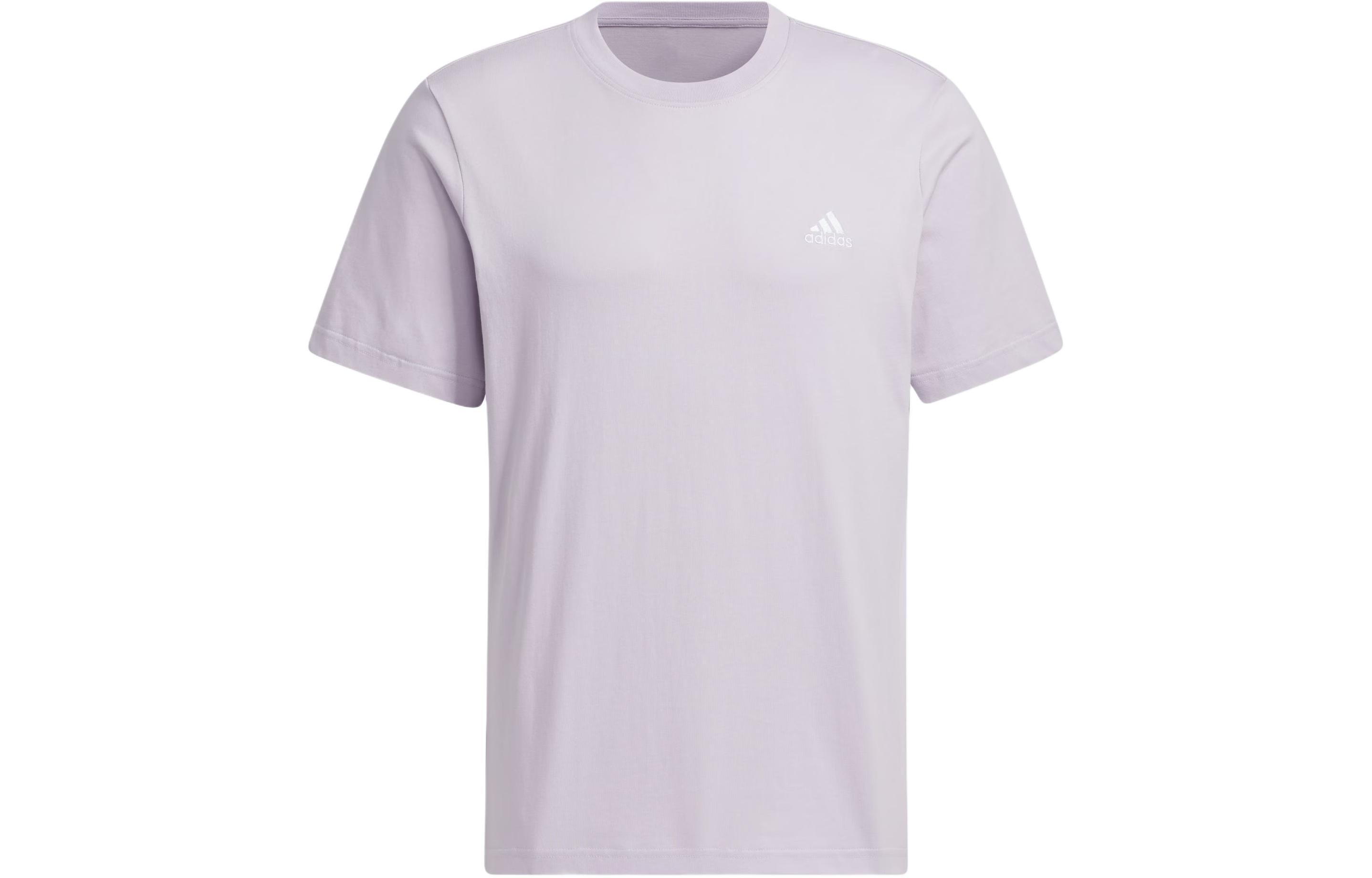 Футболка унисекс серебристо-фиолетовая Adidas — фото 2
