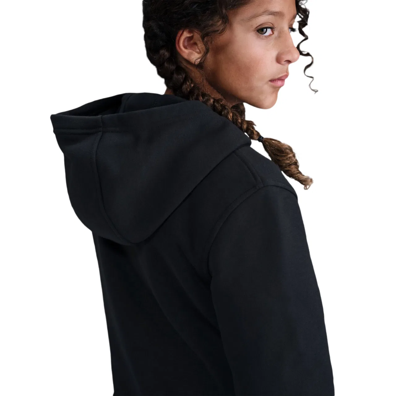 Худи для мальчиков NSW Glitch Club Fleece Nike, черный/оранжевый — фото 2