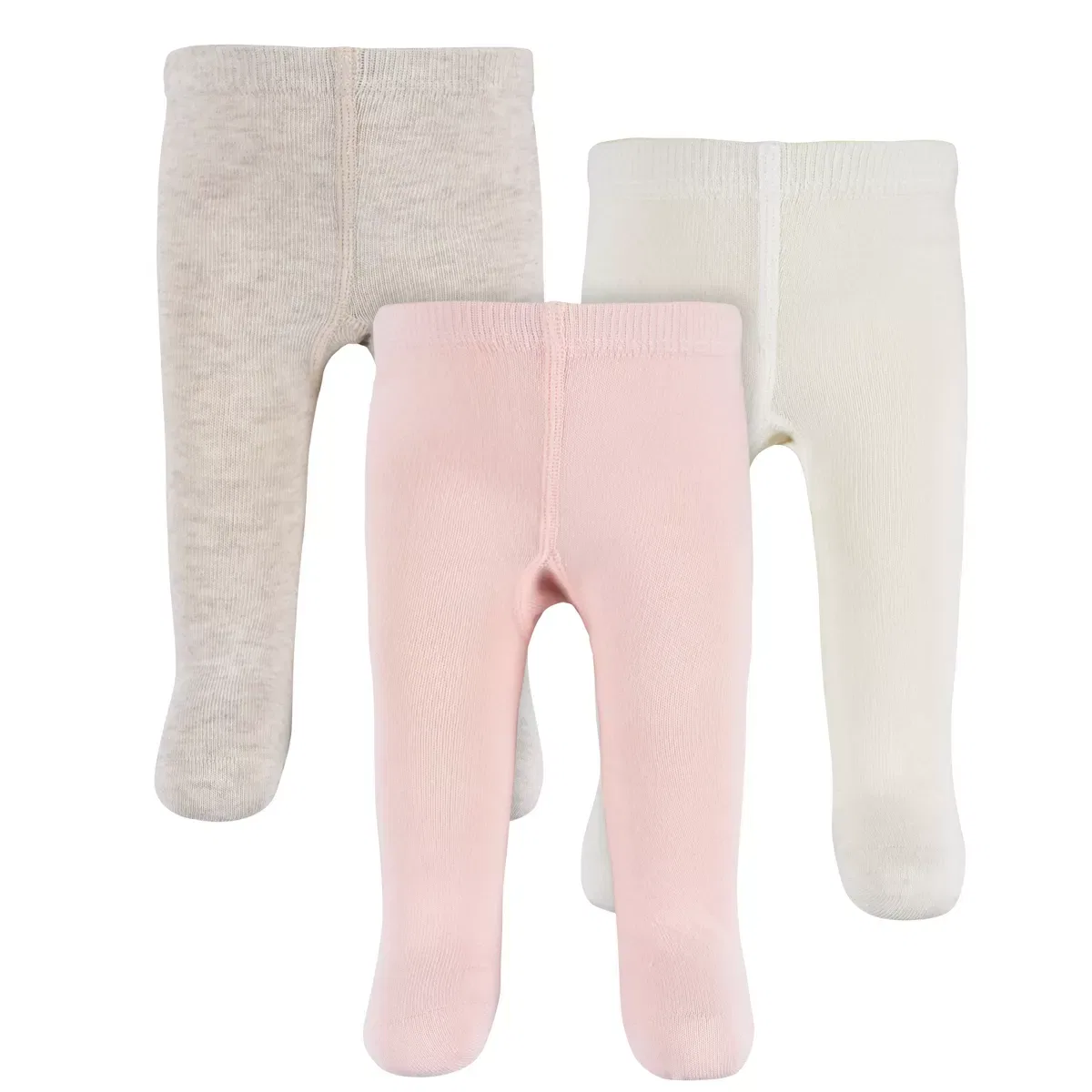 Детские колготки для девочек 3-пак Gerber, Light Grey Heather