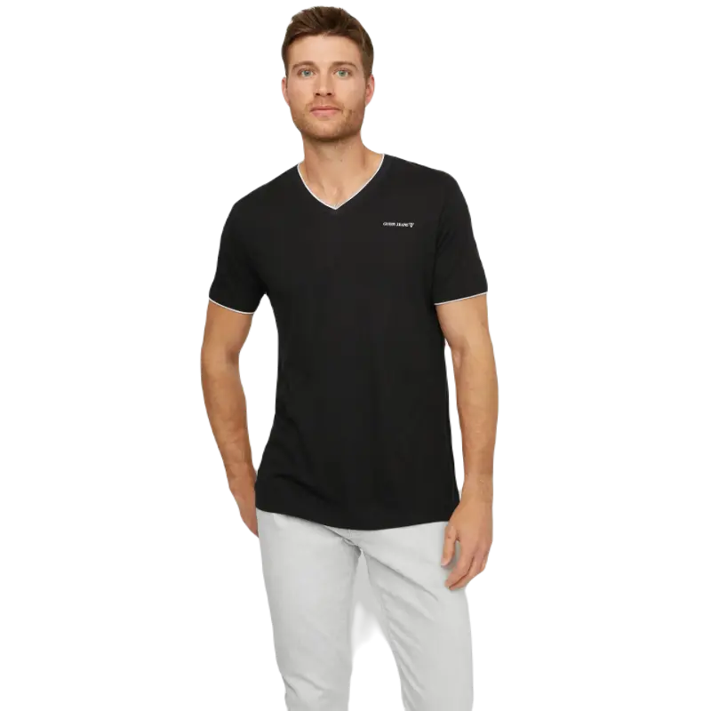 

Футболка Guess Factory Armin V-Neck, синий