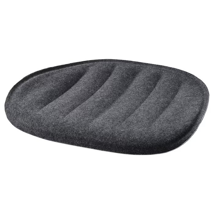 

Подушка сидение Ikea Pynten, темно-серый, 41x43 см