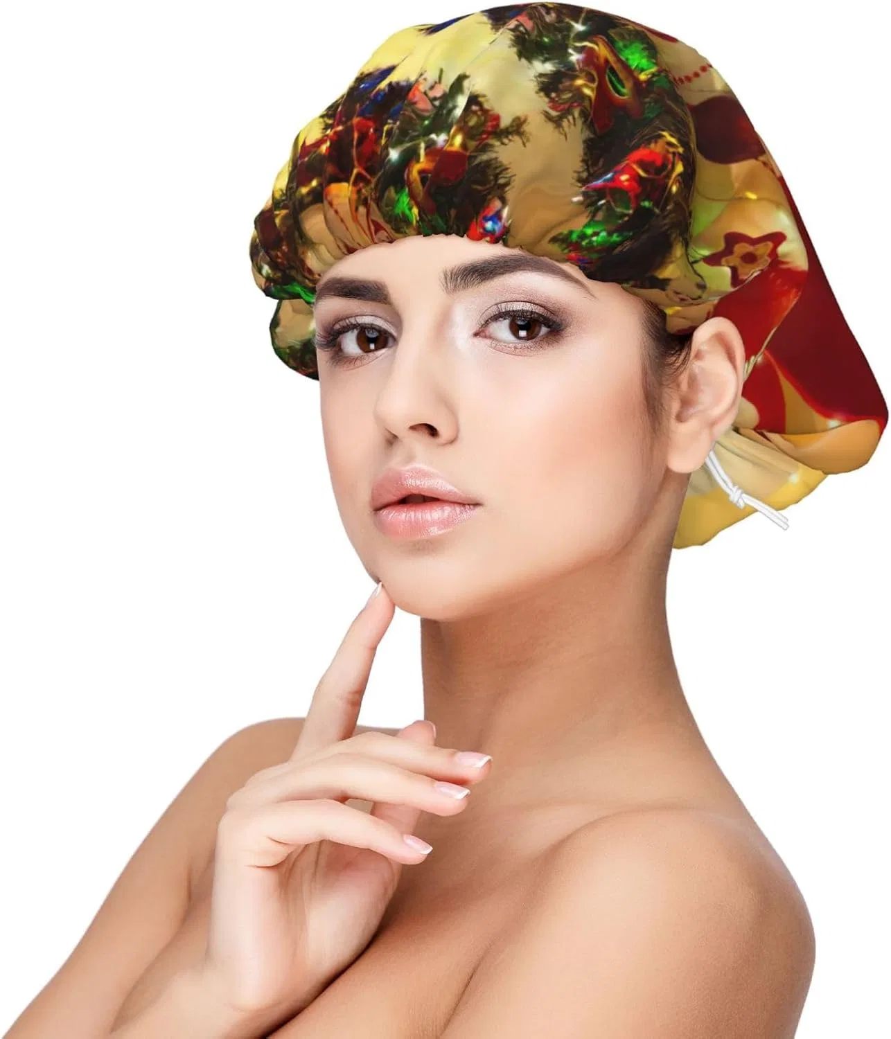 Шапочка для душа Satin Bonnet, DEXNEL, двойной слой, Black