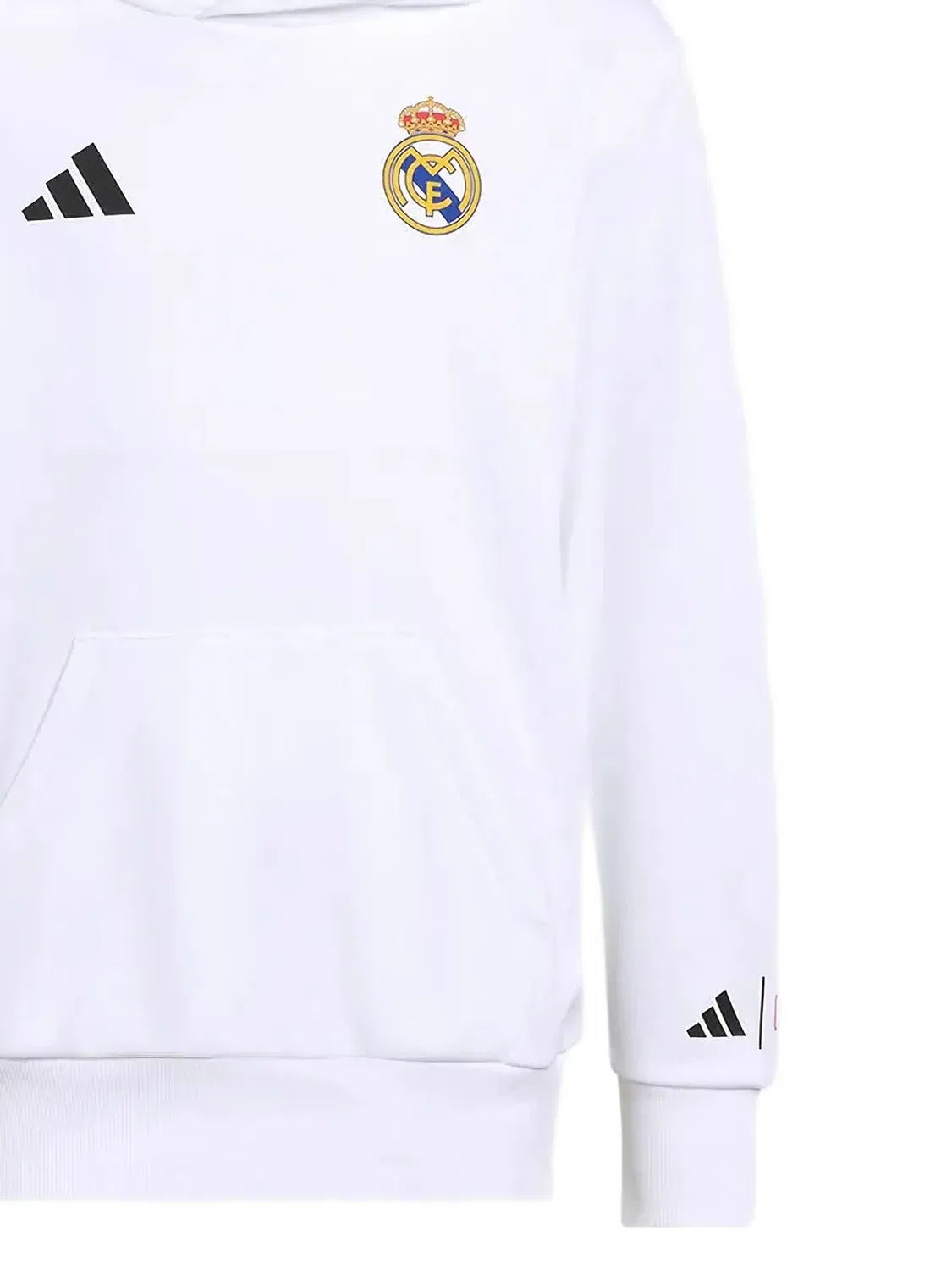 Худи белое Adidas, белый — фото 2