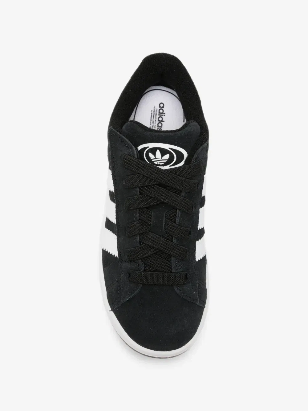 Детские замшевые кроссовки Campus 00s adidas Kids, черный — фото 3