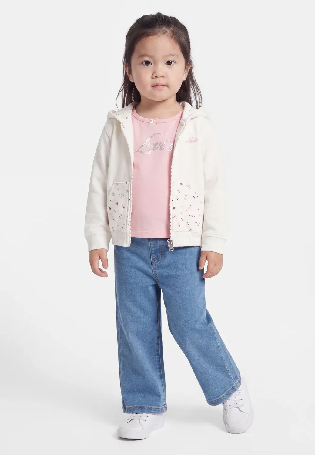 Комплект - футболка с принтом Levi'S, Powder Pink