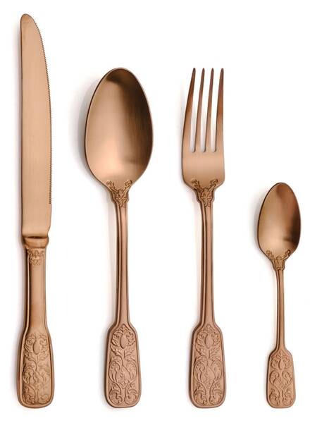 

Набор столовых приборов versailles copper (24 шт.) Comas, коричневый