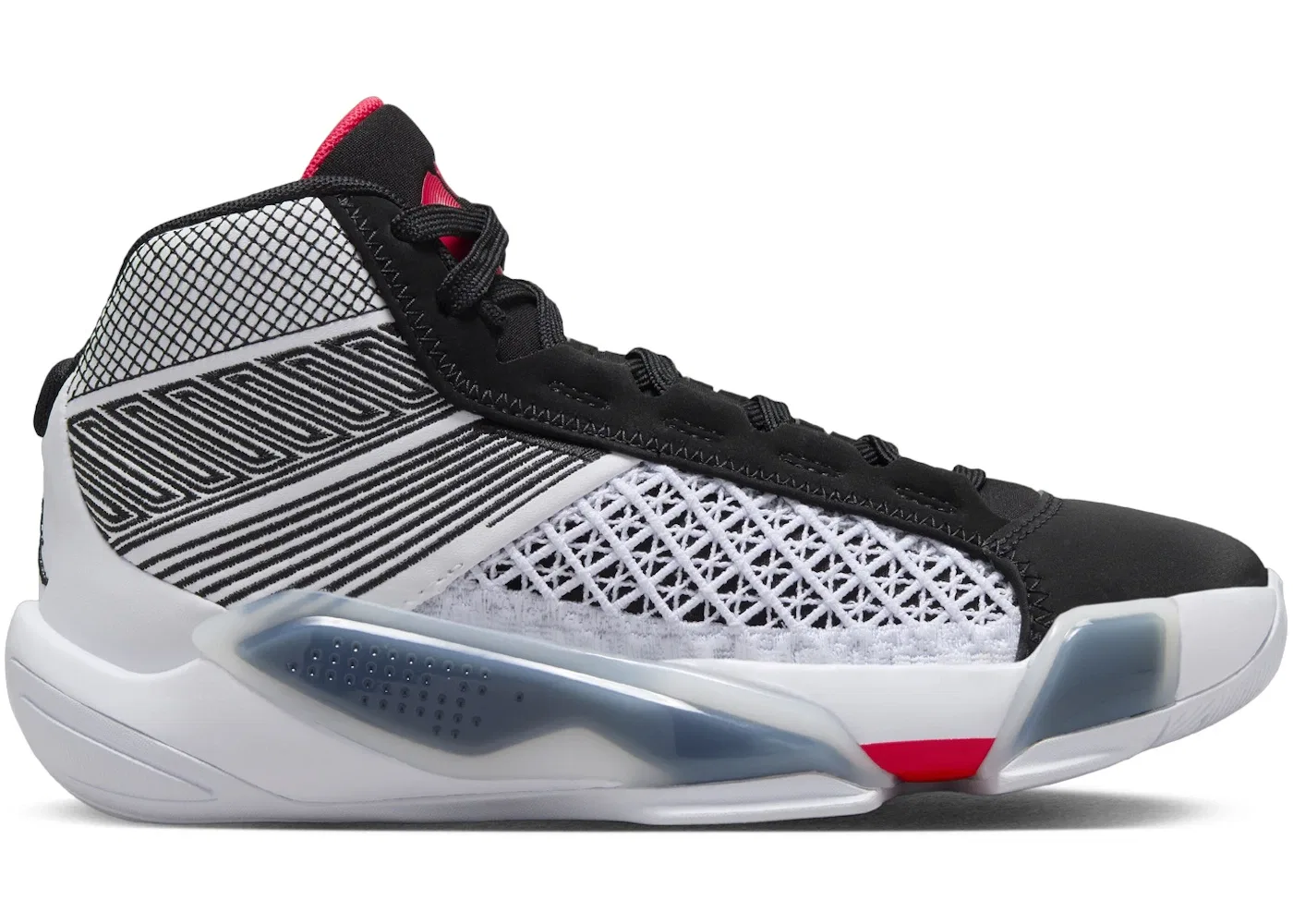 Детские кроссовки для мальчиков баскетбольные Jordan 38 Jordan, White/Black/Siren Red