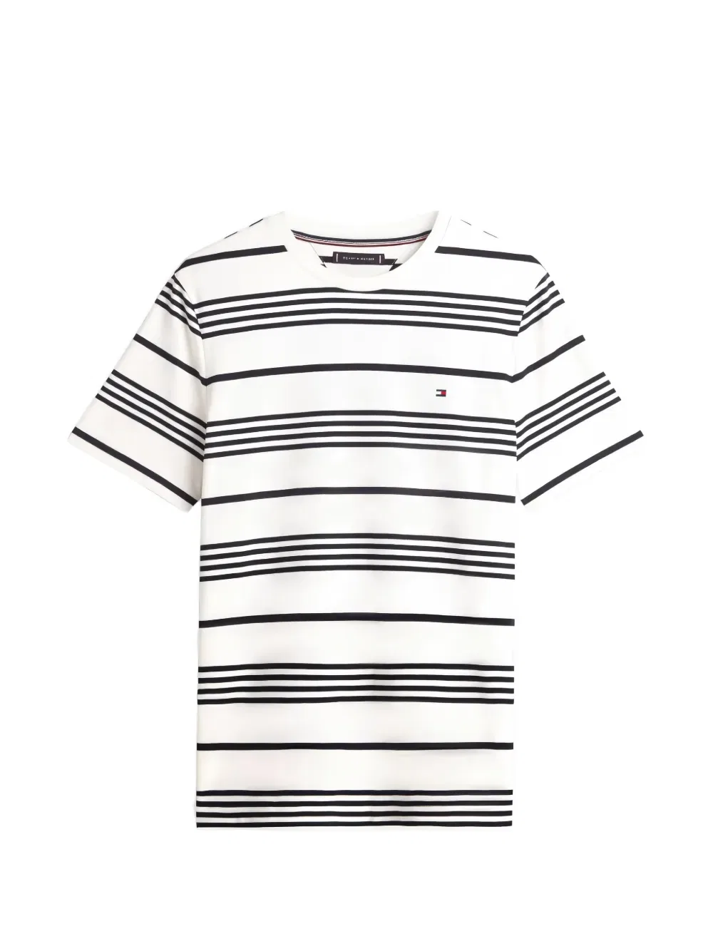 Футболка в полоску Tommy Hilfiger, белый/черный
