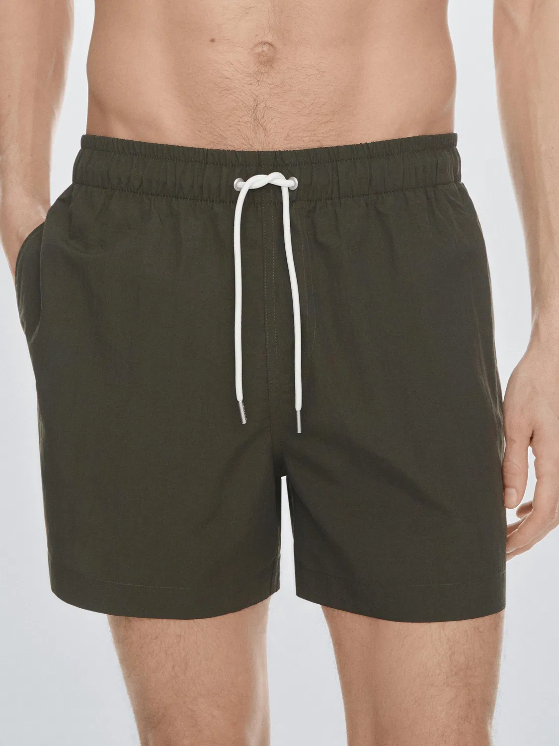 Простые плавки Massimo Dutti, хаки