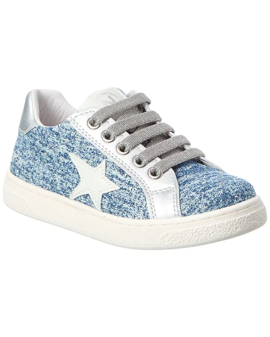 Детские кеды на молнии Naturino Pinn Canvas Sneaker, White