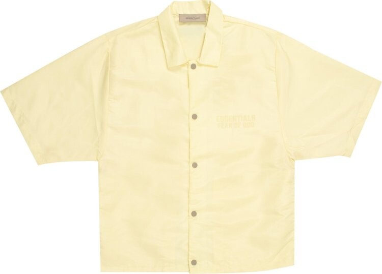 

Рубашка Fear of God Essentials Short-Sleeve Nylon Shirt 'Canary', желтый