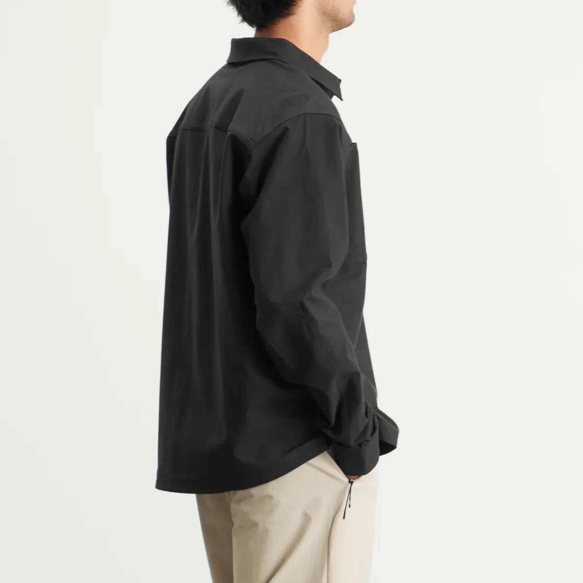 Рубашка-оверширт Cronin cotton Arcteryx, Black — фото 3