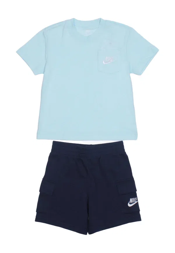 Брюки из хлопка и полиэстера Nike Sportswear, Bleu, синий