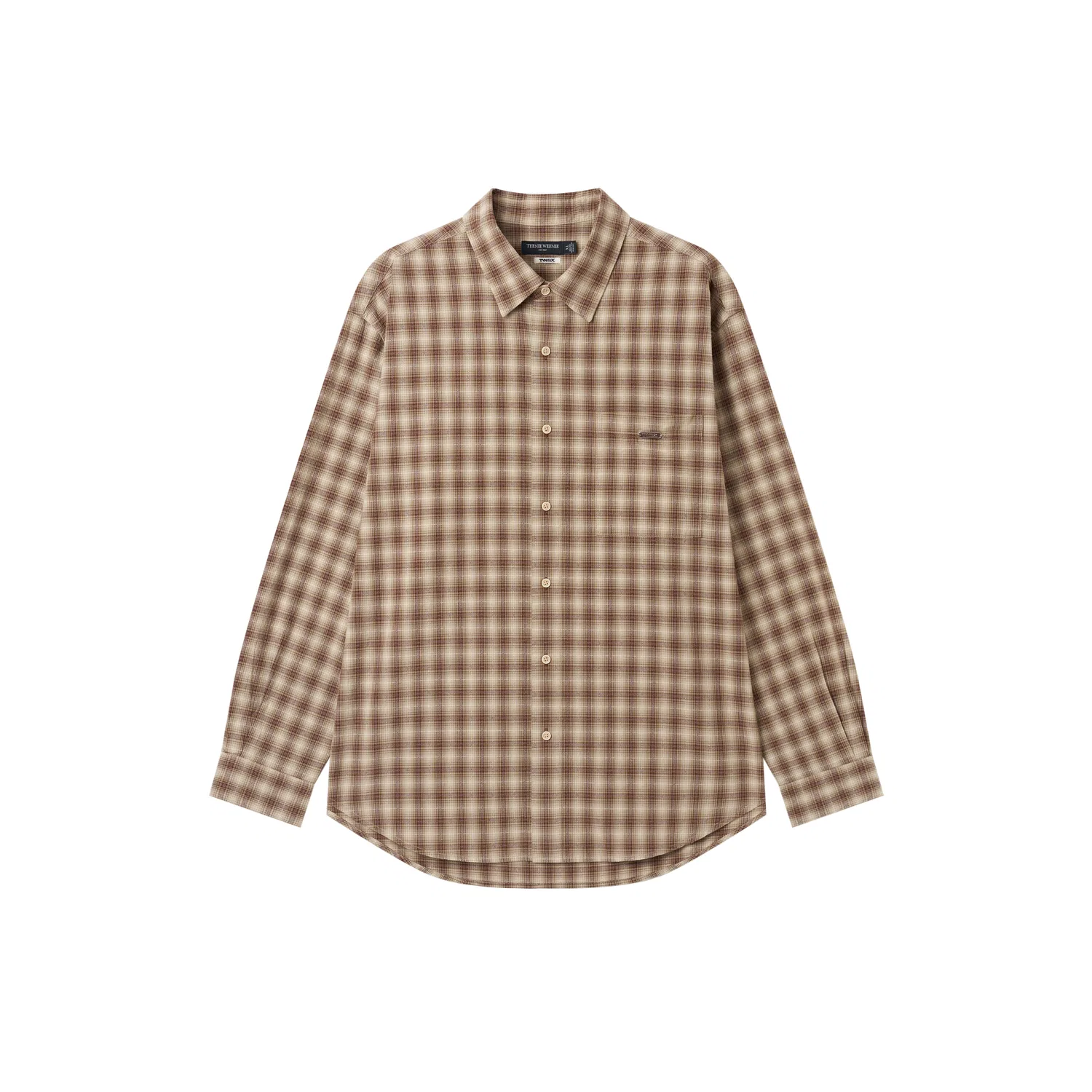 Детская рубашка с длинным рукавом Evergreen Collection Teenie Weenie Men, Beige — фото 3
