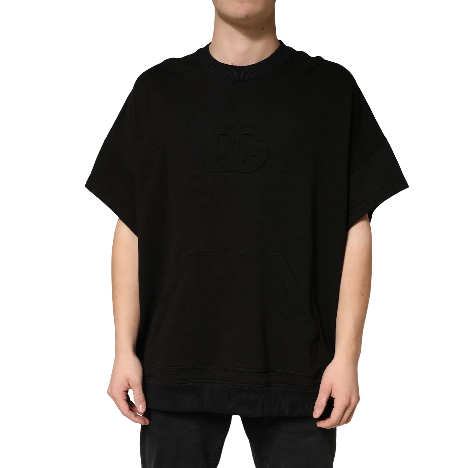 Мужская футболка с коротким рукавом Crewneck T-Shirt Dolce & Gabbana, Black — фото 2