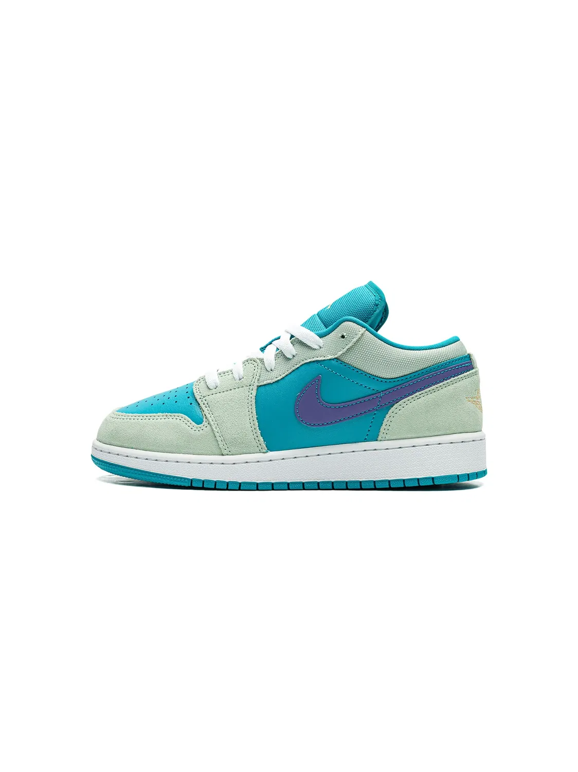 Кроссовки Air Jordan 1 Low SE "Aquatone Concord", синий — фото 2